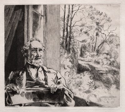 Meyer Heinen muotokuva tekijältä Felix Bracquemond