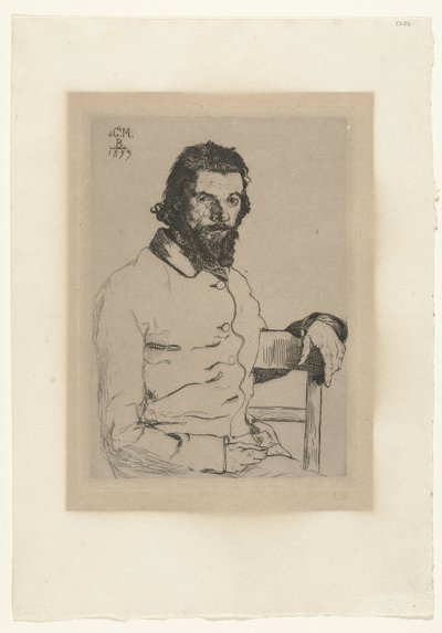 Taiteilija Charles Méryonin muotokuva tekijältä Felix Bracquemond