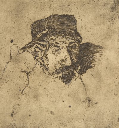 Luonnos Joseph Guichardista, 1853. tekijältä Felix Bracquemond