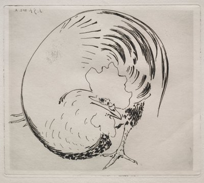 High-Fired Service: Rooster, c. 1860. tekijältä Felix Bracquemond