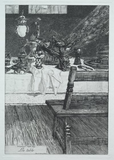 Pöytä, H. Leysin mukaan tekijältä Felix Bracquemond