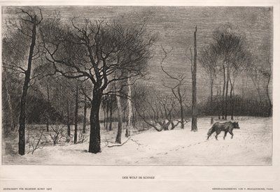 Talvi, 1862. tekijältä Felix Bracquemond