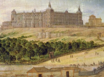 Näkymä Madridin Alcazarille tekijältä Felix Castello