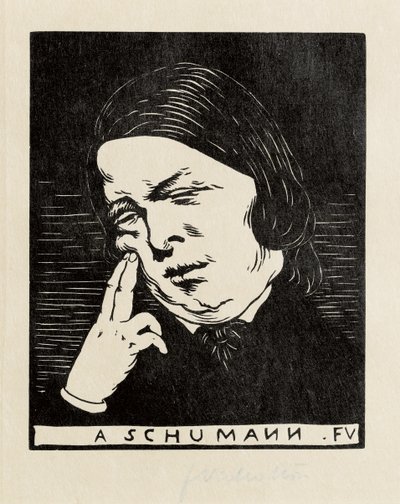 Schumann, 1893 tekijältä Felix Edouard Vallotton