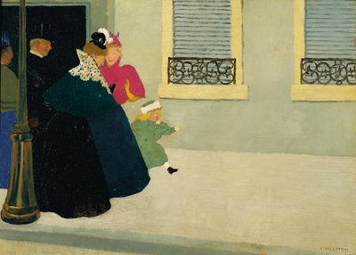Kävely, n. 1895 tekijältä Felix Edouard Vallotton