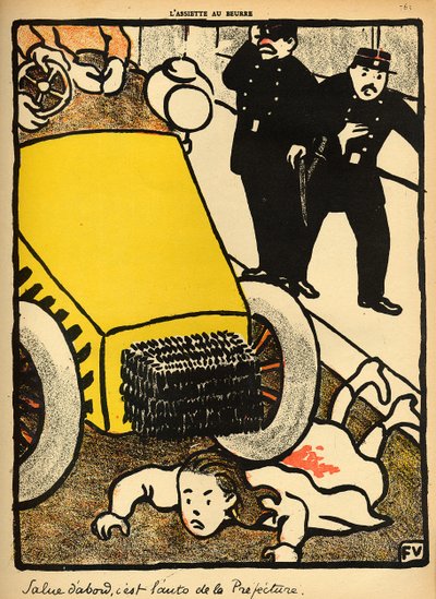 Poliisiauto ajaa yli pienen tytön, "Crimes and Punishments", "L