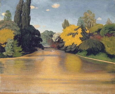 Bois de Boulogne, Las St. James, 1918 tekijältä Felix Edouard Vallotton