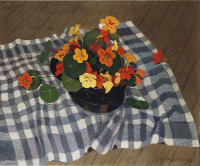 Nasturtioiden kulho tekijältä Felix Edouard Vallotton