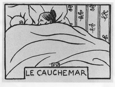 Porkkanapää: "Painajainen", kirjoittanut Jules Renard, toim. Flammarion (kuva) tekijältä Felix Edouard Vallotton