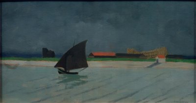 Die Seine-Mündung (Seestück) tekijältä Felix Edouard Vallotton
