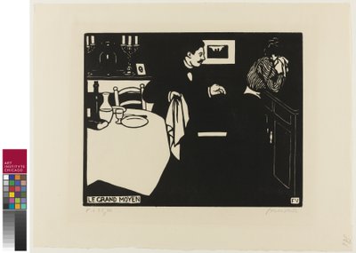 Extreme Measure, levy kuusi julkaisusta Intimacies, 1898 tekijältä Felix Edouard Vallotton