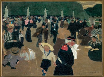 Luxemburgin puutarhat tekijältä Felix Edouard Vallotton