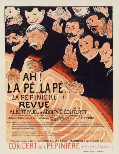La Pepiniere Revue, noin 1896-1899. tekijältä Felix Edouard Vallotton