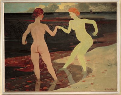 La maîtresse et la servante tekijältä Felix Edouard Vallotton
