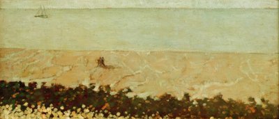 La Plage de Villerville tekijältä Felix Edouard Vallotton