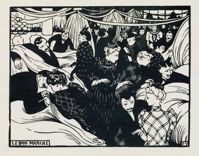 Hyvät markkinat, 1893 tekijältä Felix Edouard Vallotton