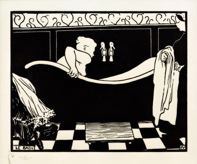 Le bain tekijältä Felix Edouard Vallotton