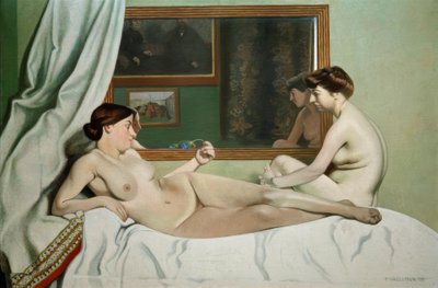 Le repos des modeles tekijältä Felix Edouard Vallotton