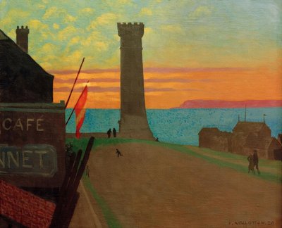 Le vieux phare à Honfleur tekijältä Felix Edouard Vallotton