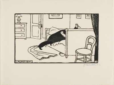 Murhaaja tekijältä Felix Edouard Vallotton