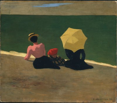 Rannalla, 1899 tekijältä Felix Edouard Vallotton