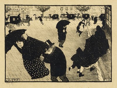 Paris Intense, 1893-94 tekijältä Felix Edouard Vallotton