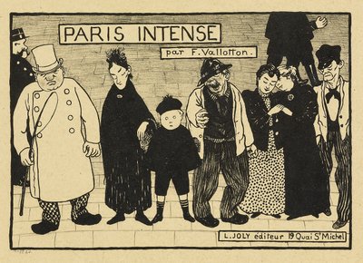 Paris Intense, 1893-94 tekijältä Felix Edouard Vallotton