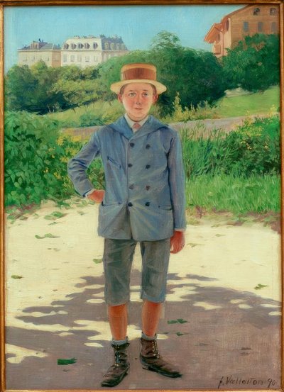 Portrait du jeune Delisle tekijältä Felix Edouard Vallotton