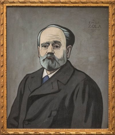 Emile Zolan muotokuva tekijältä Felix Edouard Vallotton