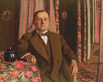 Georg E. Haasenin muotokuva, 1913 tekijältä Felix Edouard Vallotton
