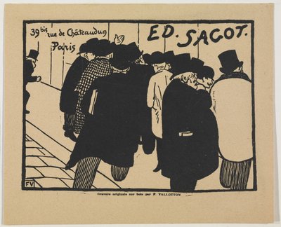 Print Fanciers tekijältä Felix Edouard Vallotton