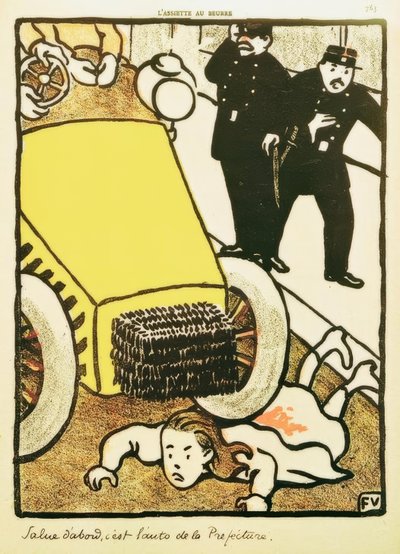 Sano hei, se on prefektuurin auto! tekijältä Felix Edouard Vallotton