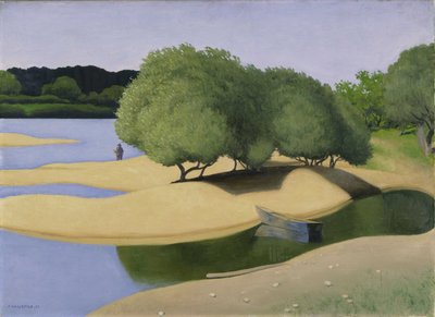 Sandbanks Loire Des Sablesissa Loiren rannalla, 1923. tekijältä Felix Edouard Vallotton