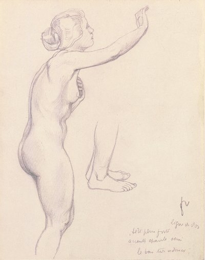 Tutkimus Perseukselle ja Andromedalle, 1918 tekijältä Felix Edouard Vallotton
