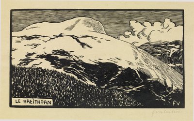 The Breithorn, 1892 tekijältä Felix Edouard Vallotton
