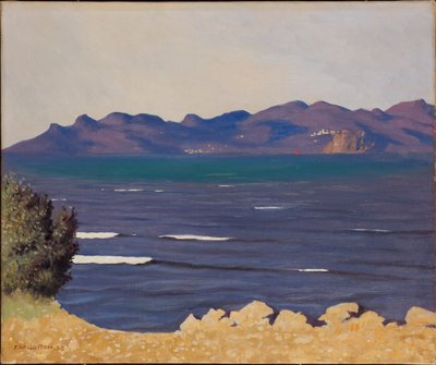 Esterel ja Cannesin lahti, 1925. tekijältä Felix Edouard Vallotton