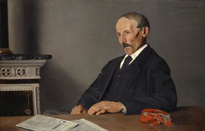 Vanha concierge, 1893. tekijältä Felix Edouard Vallotton