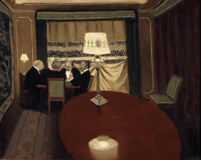 Pokeripeli, 1902 tekijältä Felix Edouard Vallotton