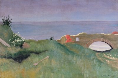 Rauniot, Villerville, 1913 tekijältä Felix Edouard Vallotton