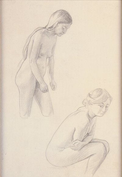 Kaksi alastomia tekijältä Felix Edouard Vallotton
