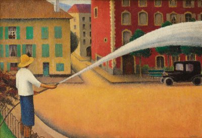 Sprinkleri, n. 1925 (öljy kankaalle) tekijältä Felix Elie Tobeen