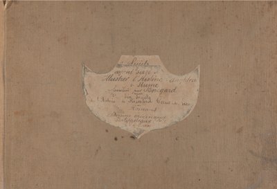 Albumi, jossa on 107 valmistelevaa piirustusta havainnollistamaan David Humen Englannin historiaa, n. 1853. tekijältä Felix Henri Emmanuel Philippoteaux