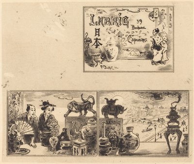 Labricin osoite, 1876. tekijältä Felix Hilaire Buhot