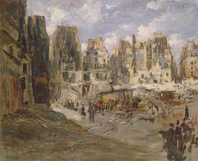La Butte aux Moulins tekijältä Felix Hilaire Buhot