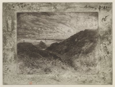 Kallio: Saint-Malo Bay Kallio: Saint-Malo Bay, 18861890. tekijältä Felix Hilaire Buhot