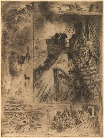 Passage tekijältä Felix Hilaire Buhot