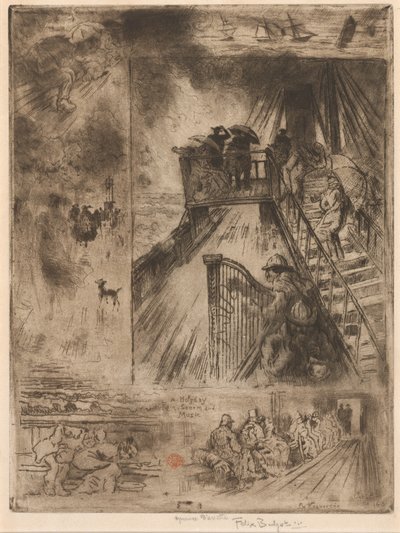 Passage tekijältä Felix Hilaire Buhot