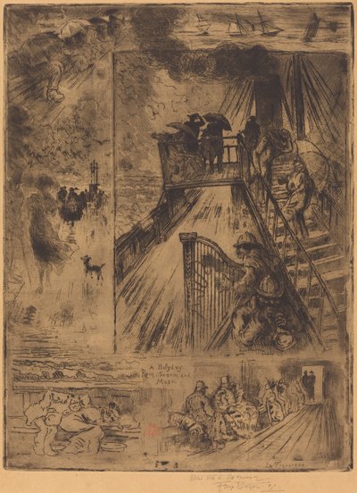 The Passage The Passage, 1879-1885. tekijältä Felix Hilaire Buhot