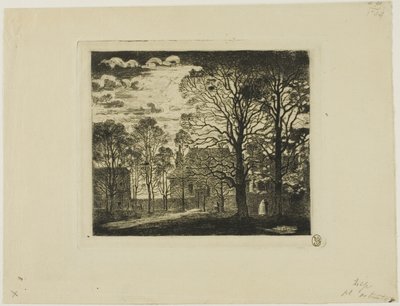 Luostari, Avenue of Observatory tekijältä Felix Hilaire Buhot