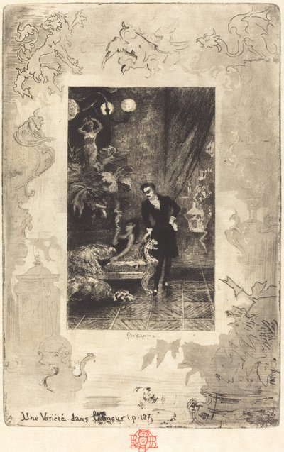A Variety in Love A Change of Heart, 18791880. tekijältä Felix Hilaire Buhot